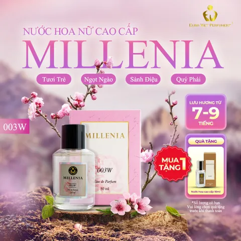 Nước hoa nữ MILLENIA 003W  EDP Lưu Hương 7-12 tiếng 50ml Thương hiệu EU
