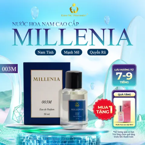 Nước hoa nam MILLENIA 003M EDP lưu hương 7-12 tiếng 50ml thương hiệu EU