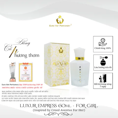 Nước Hoa Nữ Cao Cấp LUXUR EMPRESS Euro Viet Perfumery 50ml