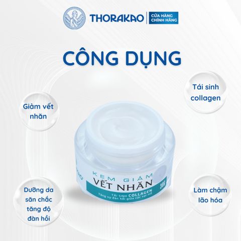 Kem Giảm Nếp Nhăn Thorakao Tái Sinh Collagen 30G
