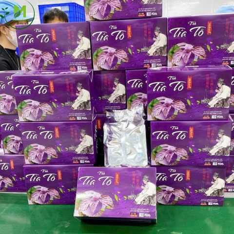 Trà Tía Tô Túi Lọc Mộc Tâm Hỗ Trợ Gout, Giảm Đau Nhức Xương Khớp, Chống Lão Hóa, Đẹp Da, Thanh Nhiệt ( Hộp 30 túi x 3gr)