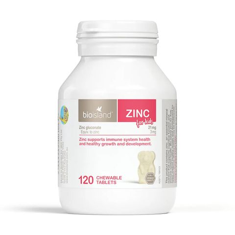 Viên nhai bổ sung Kẽm Zinc BioIsland Úc cho trẻ từ 1 tuổi, tăng cường miễn dịch, 120 viên ngon miệng, hỗ trợ phát triển sức khỏe toàn diện 635896