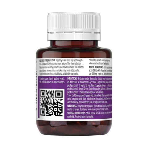 Viên uống bổ sung DHA Healthy Care Kids - Tăng cường phát triển trí não và thị lực cho trẻ