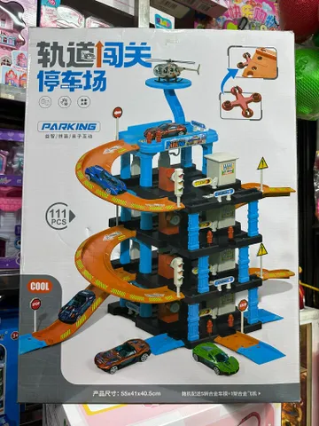 Bộ Đồ Chơi Gara Ô Tô Nhiều Tầng Cho Bé Bãi Đỗ Xe Thành Phố Kèm Xe Kim Loại 60PCS 61201 61202 61203 & 111PCS 61205 Thiết Kế Đa Tầng Phát Triển Kỹ Năng Chơi Cho Bé