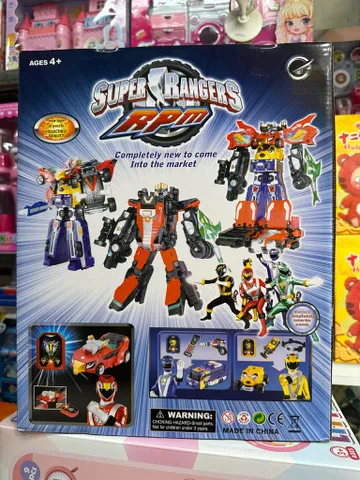 Robot Biến Hình Siêu Nhân Super Rangers RPM – Đồ Chơi Biến Hình Từ Xe Thành Robot Cho Bé LD6688B