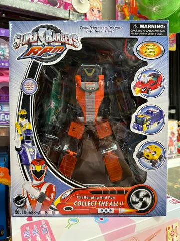 Robot Biến Hình Siêu Nhân Super Rangers RPM – Đồ Chơi Biến Hình Từ Xe Thành Robot Cho Bé LD6688B