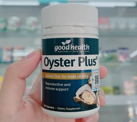 [Nhập khẩu] Viên uống Hàu Oyster Plus Goodhealth 60 viên