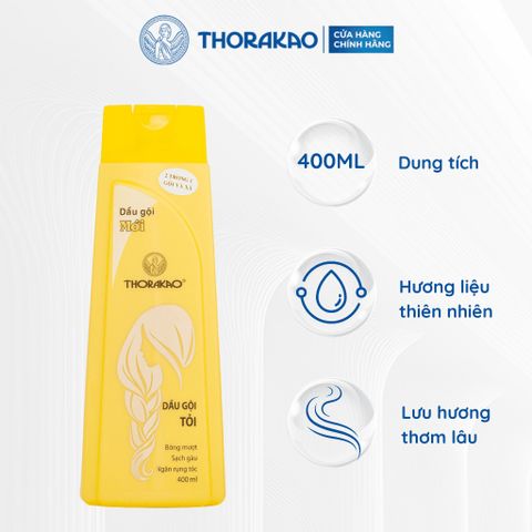 Gội Xả Thorakao 2IN1 Củ Tỏi Ngừa Gàu Giảm Ngứa 400ML