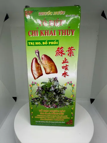 Tô Diệp Chỉ Khái Thuỷ – Giảm Ho, Tan Đờm, Bổ Phổi, Giảm Rát Cổ Họng & Khan Tiếng