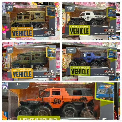 Xe Offroad 8 Bánh Đồ Chơi Có Đèn Và Âm Thanh Xe Ô Tô Địa Hình Mô Hình 9901 9903 Light Sound Vehicle