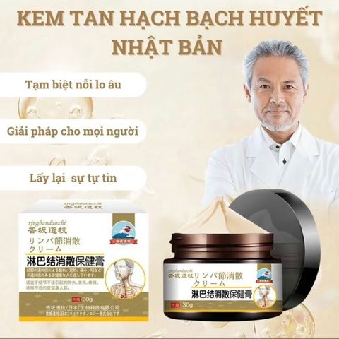 Kem tan hạch bạch huyết SHIXENDO Nhật Bản - Kem SHIXENDO giảm u hạch, u tuyến giáp, u lành tính
