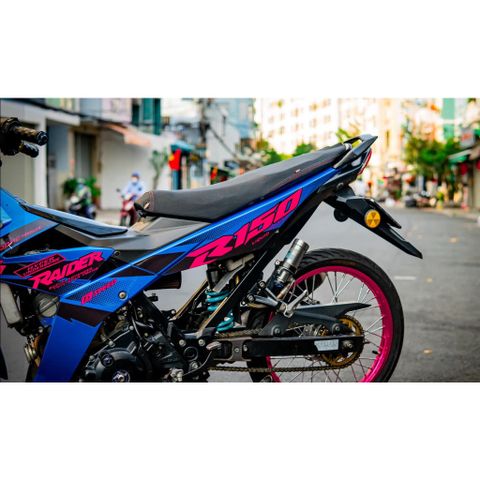 [FreeShip] [Ảnh thật] Tem rời Raider 150Fi - Mẫu hồng đen - Chuẩn From cực đẹp Quyen Decal