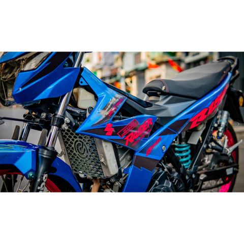 [FreeShip] [Ảnh thật] Tem rời Raider 150Fi - Mẫu hồng đen - Chuẩn From cực đẹp Quyen Decal