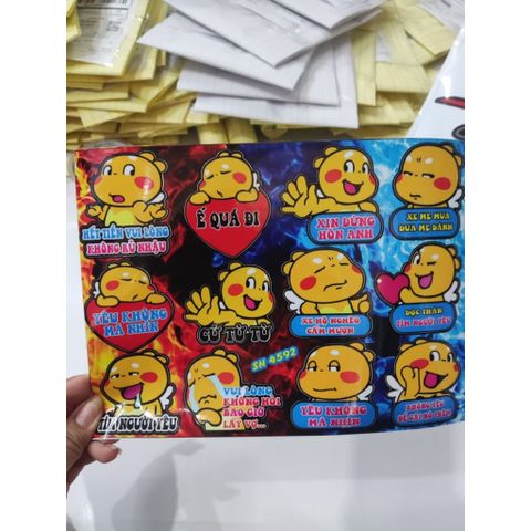 Tem sticker khủng long dễ thương  SH 4592