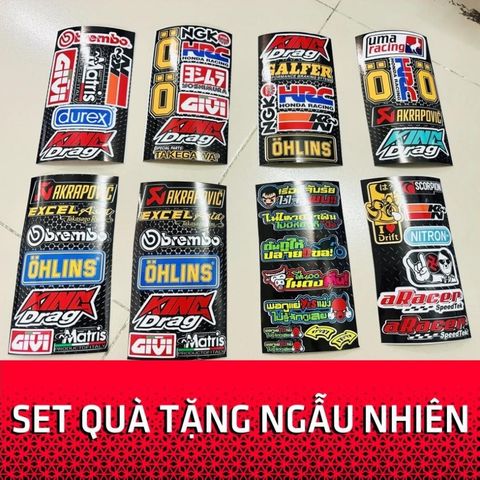 Tem rời Exciter 150 mẫu lửa Y15ZR vàng xám, thiết kế đẹp mắt, in sắc nét, 3 lớp không bay màu MD00091 Cao Cấp
