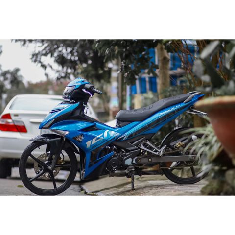 Tem Rời Dán Xe Exciter 150 Mẫu Y15ZR Zin 2019 Xanh Đen Cực Chất, Hàng 3 Lớp Chất Lượng Cao Quyen Decal