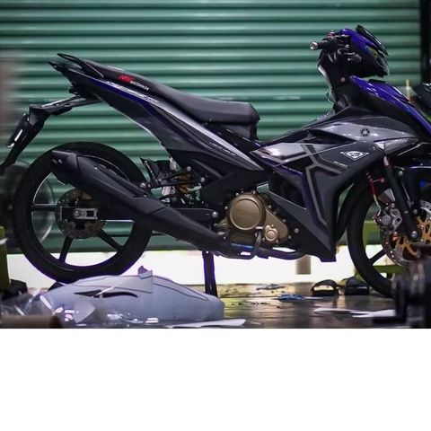 [FreeShip] [Ảnh thật] Tem rời Exciter 2022 - Mẫu Y15ZR xám xanh đen - Chuẩn From cực đẹp Quyen Decal