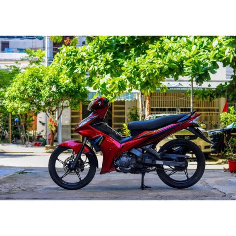 [Siêu Sale] TEM RỜI mẫu chỉ xanh vàng đen cho Exciter 135 đỏ candy - tem siêu bền Quyen Decal