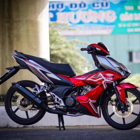 Tem Rời Honda Winner X RS Xám Đỏ Đen  - Decal In Chất Lượng