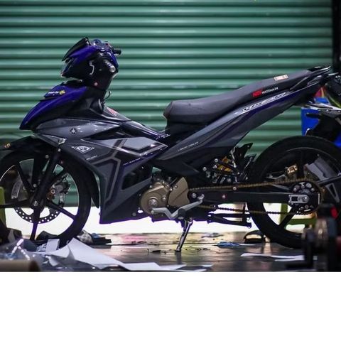 [FreeShip] [Ảnh thật] Tem rời Exciter 2022 - Mẫu Y15ZR xám xanh đen - Chuẩn From cực đẹp Quyen Decal