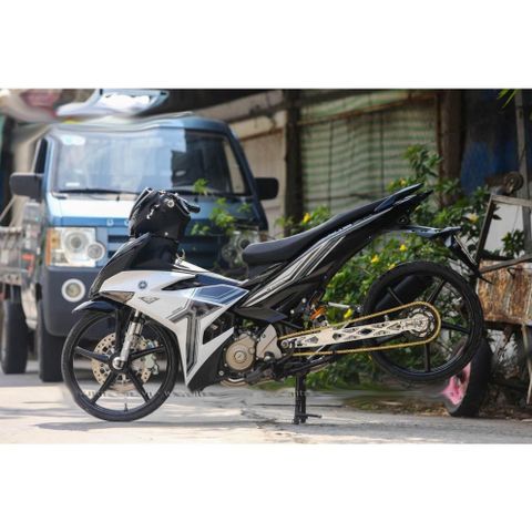 Tem rời Exciter 150 Y15ZR trắng đen, in sắc nét, 3 lớp không phai màu CM00098 1 2