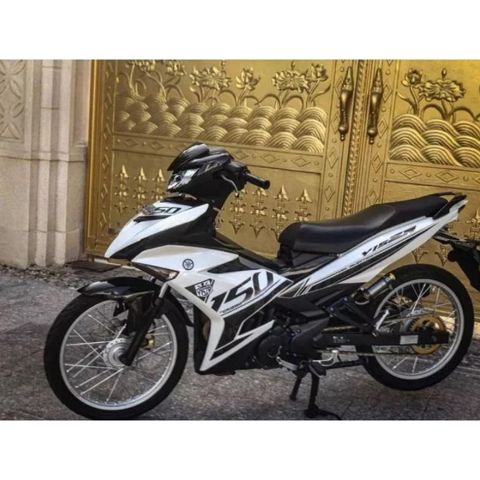 Tem Rời Exciter Y15ZR 150 Dán Xe Trắng Phối Tem Đen  - Decal In Chất Lượng