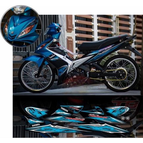 Tem rờ exciter 2010 mẫu Zin xe đen phối nhiều màu