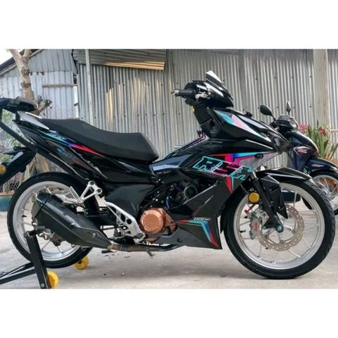 Tem Rời Winner X V2 Nhiều Màu Dán Xe Đen  - Decal In Chất Lượng