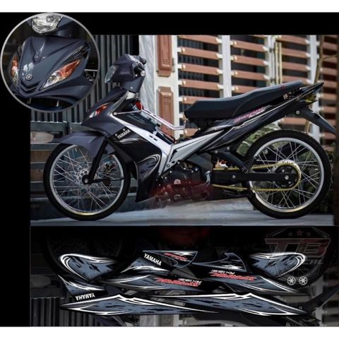 Tem rờ exciter 2010 mẫu Zin xe đen phối nhiều màu