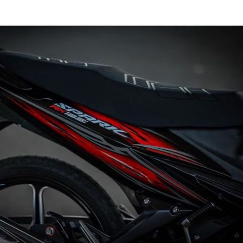 [Siêu Sale] [FreeShip] TEM RỜI mẫu Spark đỏ đen cho Exciter 2006-2010 - có thể đổi màu tùy ý Quyen Decal