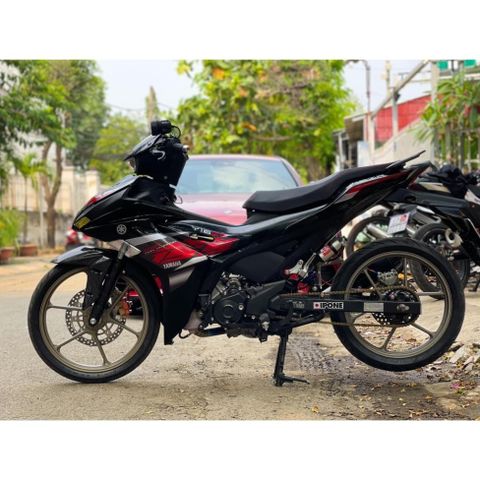 tem rời exciter 155 đỏ đen đơn giản đẹp mắt  , tem 3 lớp bền màu - Decal Cao Cấp Nhất