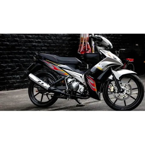[FreeShip] [Ảnh thật] Tem rời Exciter135 - Mẫu CryptonX - Tem lửa Cam - Chuẩn From cực đẹp Quyen Decal