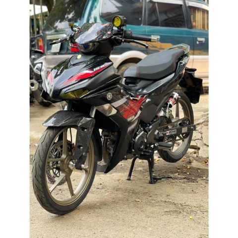 tem rời exciter 155 đỏ đen đơn giản đẹp mắt  , tem 3 lớp bền màu - Decal Cao Cấp Nhất