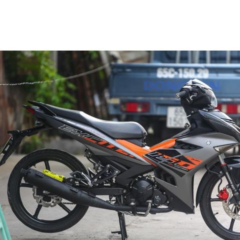 Tem Rời Dán Xe Exciter 150 Mẫu RC Xám Cam Đen Zin Cực Đẹp, Hàng 3 Lớp Chất Lượng Cao Quyen Decal