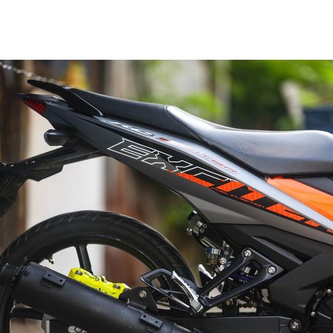 Tem Rời Dán Xe Exciter 150 Mẫu RC Xám Cam Đen Zin Cực Đẹp, Hàng 3 Lớp Chất Lượng Cao Quyen Decal