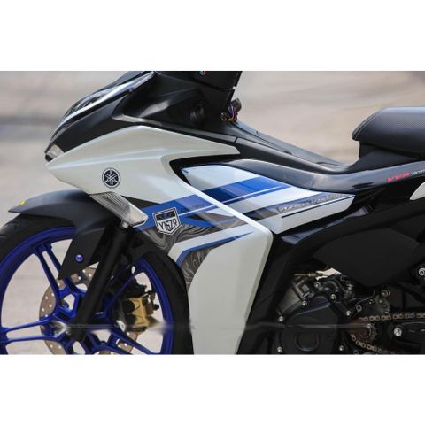 Tem rời Exciter 155 Y16ZR 2022 trắng đen xanh , in sắc nét, 3 lớp không phai màu CM00099 1 2
