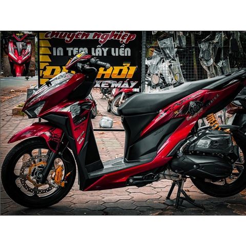 TEM KINGKONG VARIO 150 ĐỎ (TEM VARIO CON KHỈ) - Decal Cao Cấp Nhất
