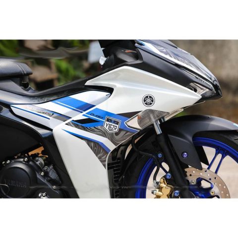 Tem rời Exciter 155 Y16ZR 2022 trắng đen xanh , in sắc nét, 3 lớp không phai màu CM00099 1 2