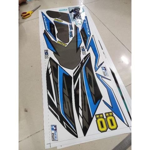 Tem Rời Honda Winner X Xanh Đen 2022  - Decal In Chất Lượng