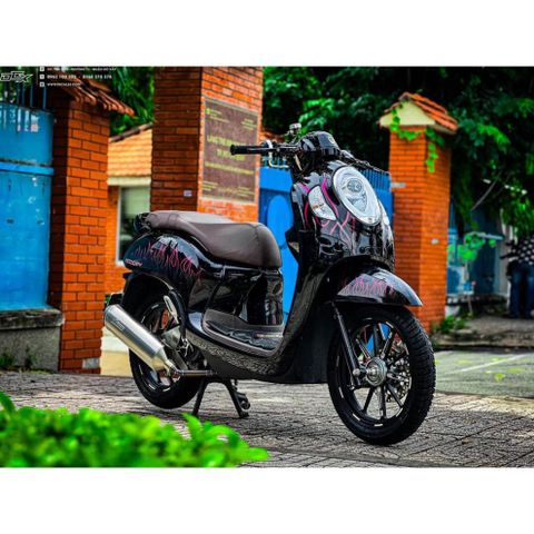 [FreeShip] [Ảnh thật] Tem rời Scoopy - Mẫu lửa tím HOT 2023 - Chuẩn From cực đẹp Quyen Decal