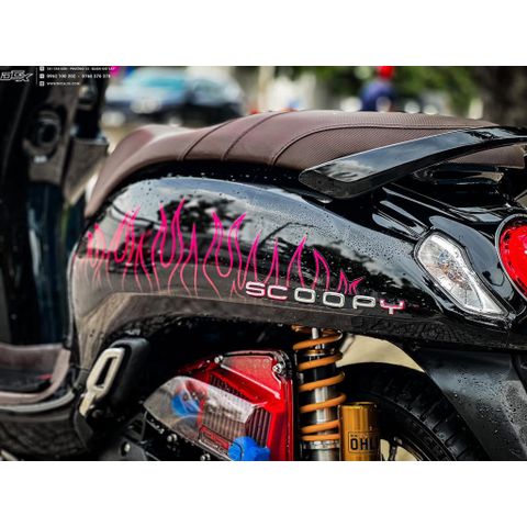 [FreeShip] [Ảnh thật] Tem rời Scoopy - Mẫu lửa tím HOT 2023 - Chuẩn From cực đẹp Quyen Decal