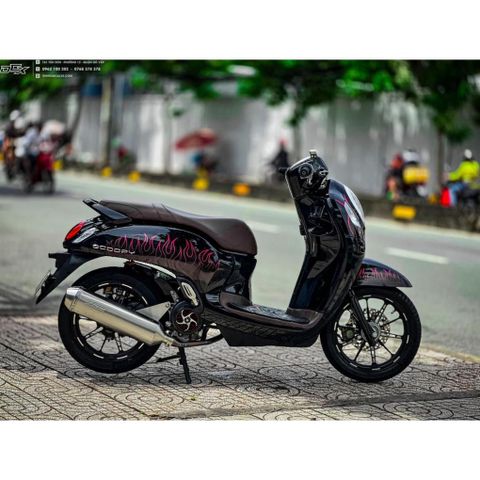 [FreeShip] [Ảnh thật] Tem rời Scoopy - Mẫu lửa tím HOT 2023 - Chuẩn From cực đẹp Quyen Decal