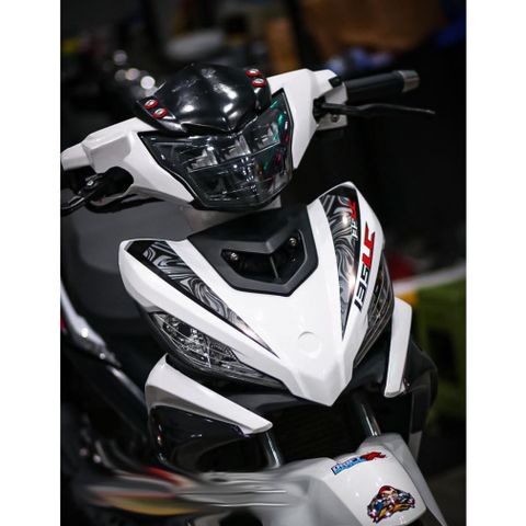 Tem rời Exciter 2011 mẫu LC 135 trắng đen, in sắc nét , 3 lớp không phai màu CM00007 1 2