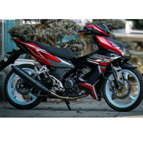 Tem Rời Honda Winner X V2 Hoa Văn Đỏ Đen  - Decal In Chất Lượng