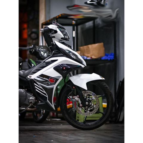 Tem rời Exciter 2011 mẫu LC 135 trắng đen, in sắc nét , 3 lớp không phai màu CM00007 1 2