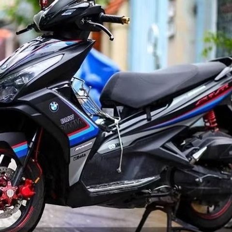 [FreeShip] Tem rời BMW xanh đỏ cho AirBlade Ab 125 xe đen - tem cao cấp không bay màu Cao Cấp