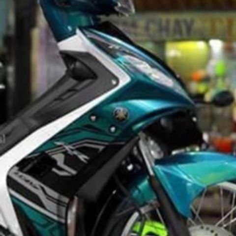 Tem Rời Xe Ex Nhỏ 2006 - 2010 Đen Phối Xanh Ngọc