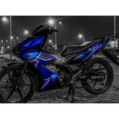 TEM RS150 WINNER X MÀU XANH CANDY, XANH GP - Decal Cao Cấp Nhất
