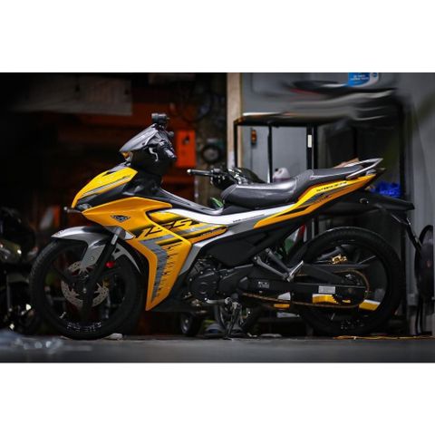 Tem rời Exciter 155 mẫu Y16ZR phối vàng xám đen, in sắc nét, 3 lớp không phai màu CM00028 1 2