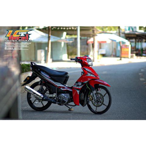 [Siêu Sale] [FreeShip] TEM RỜI mẫu Y11ZR 2022 cho Sirius Fi đỏ đen - không bay màu Quyen Decal
